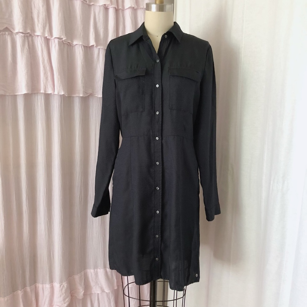 Scotch and soda navy shirtdress